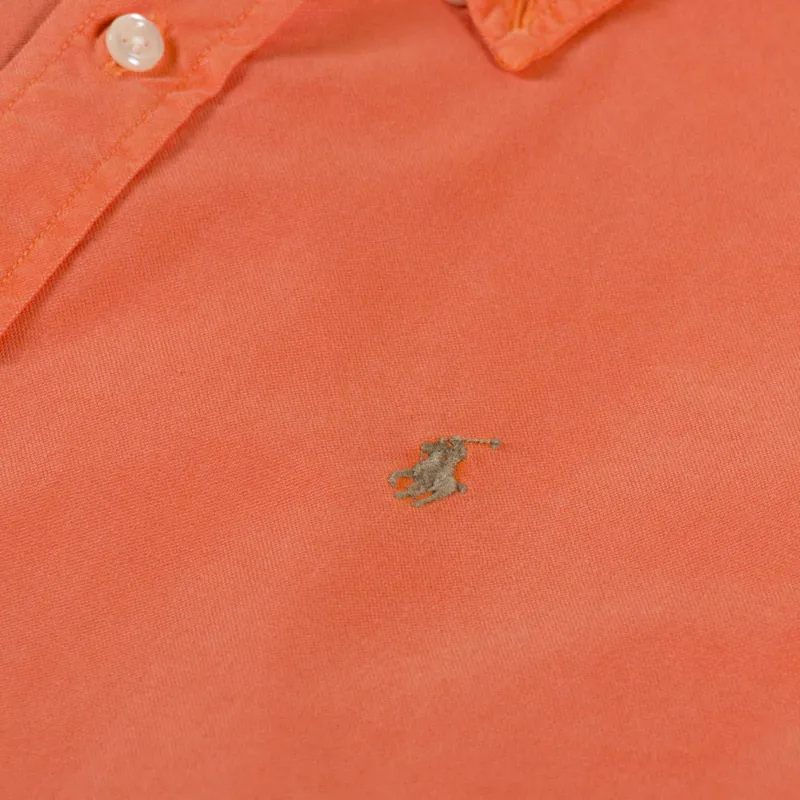 Polo Ralph Lauren Garment Dyed Oxford Shirt Spring Melon-5