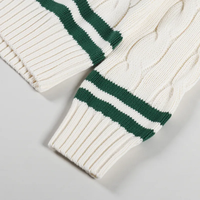 Polo Ralph Lauren The Iconic Cricket Jumper Cream New Forest-6