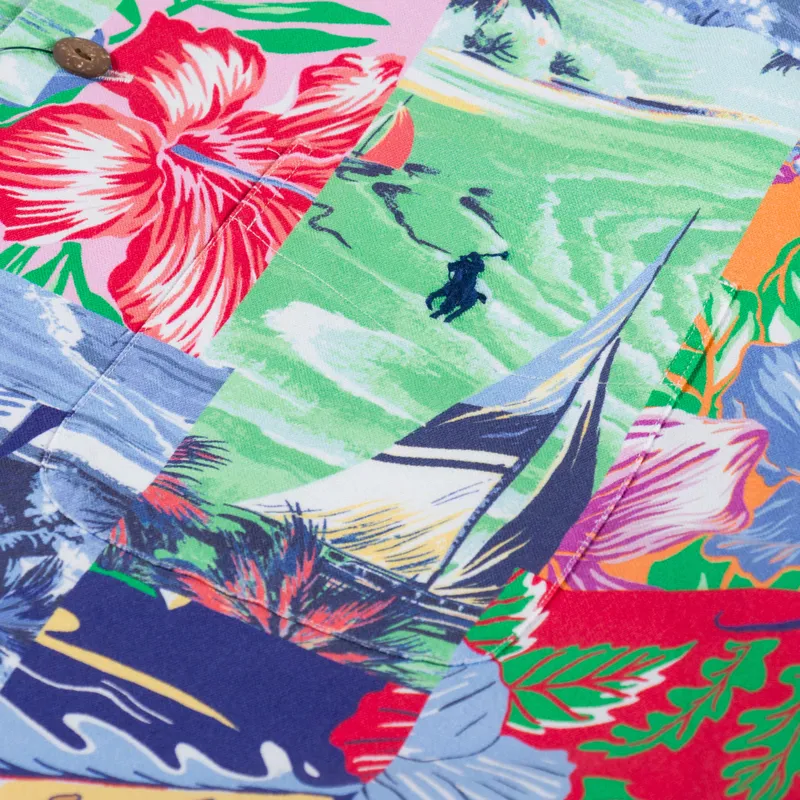 Polo Ralph Lauren Patchwork Print Oxford Shirt Beach Bazaar-4