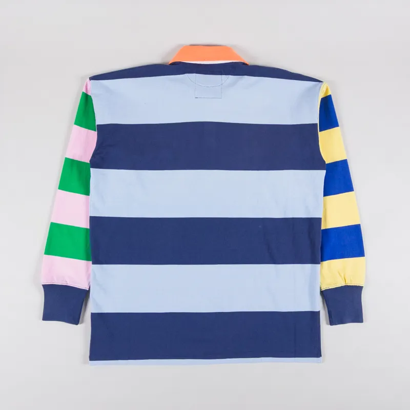 Polo Ralph Lauren Vintage Fit Striped Jersey Rugby Shirt Newport