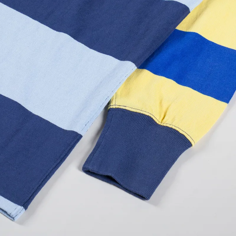 Polo Ralph Lauren Vintage Fit Striped Jersey Rugby Shirt Newport Navy Multi-8