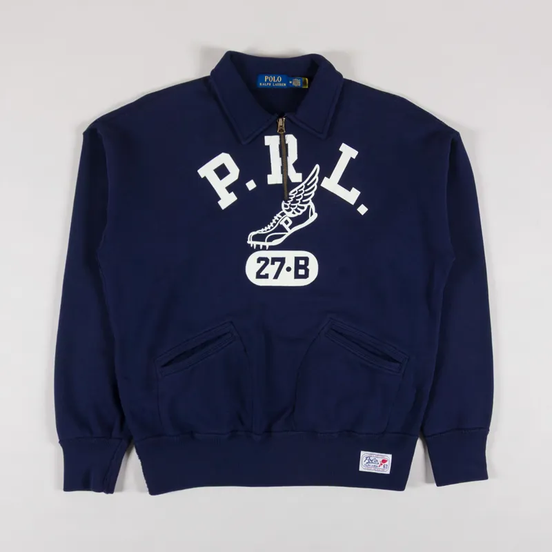 Polo Ralph Lauren Vintage Fit Logo Fleece Sweatshirt Cruise Navy