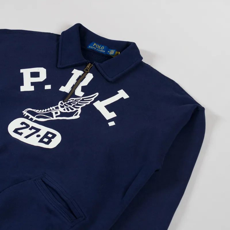 Polo Ralph Lauren Vintage Fit Logo Fleece Sweatshirt Cruise Navy-2