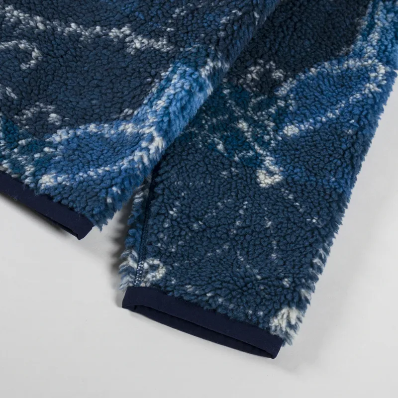 Polo Ralph Lauren Shibori Inspired Fleece Jacket Indigo-9