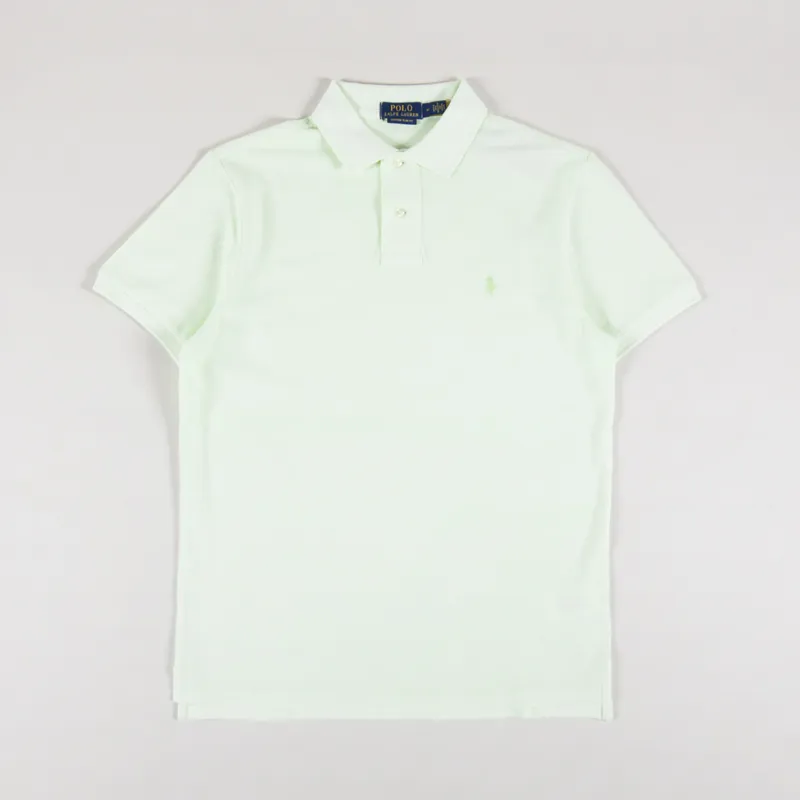 Polo Ralph Lauren Mineral Dyed Mesh Polo Shirt Leaf