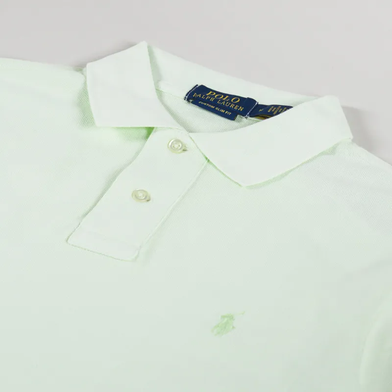 Polo Ralph Lauren Mineral Dyed Mesh Polo Shirt Leaf-2