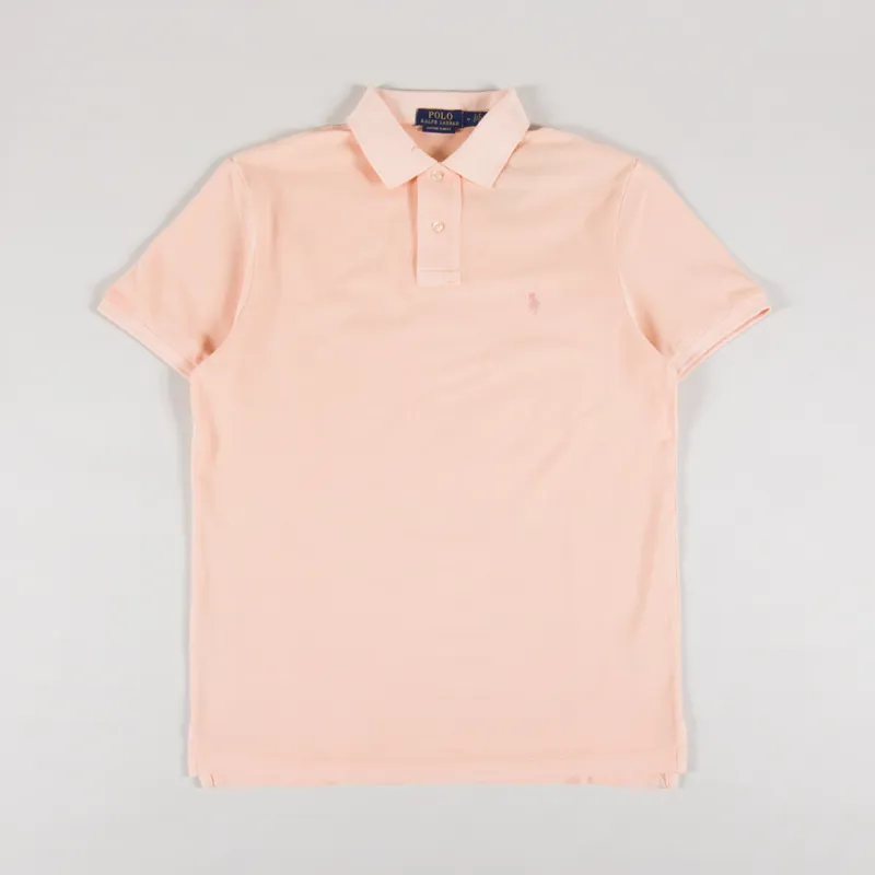 Polo Ralph Lauren Mineral Dyed Mesh Polo Shirt Amber