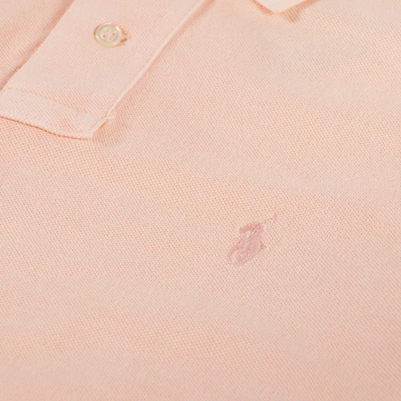 Polo Ralph Lauren Mineral Dyed Mesh Polo Shirt Amber-3