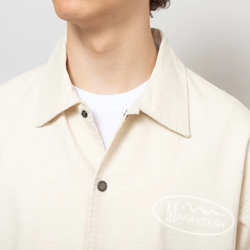 Manastash Hemp Rip Coach Jacket Natural-5