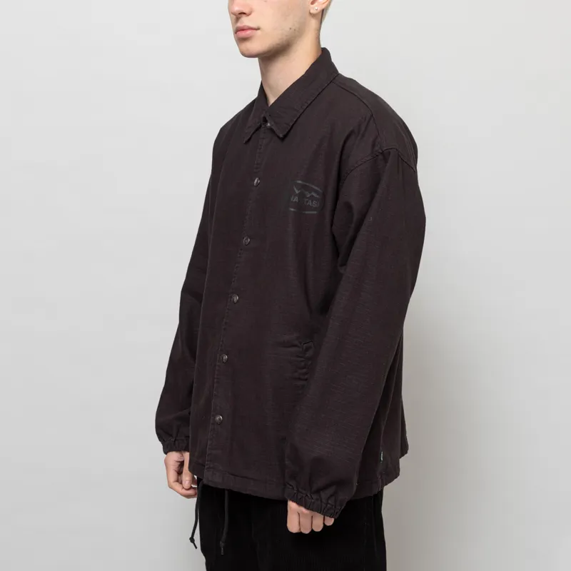 Manastash Hemp Rip Coach Jacket Black-1