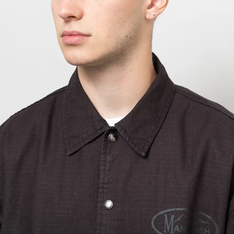 Manastash Hemp Rip Coach Jacket Black-5