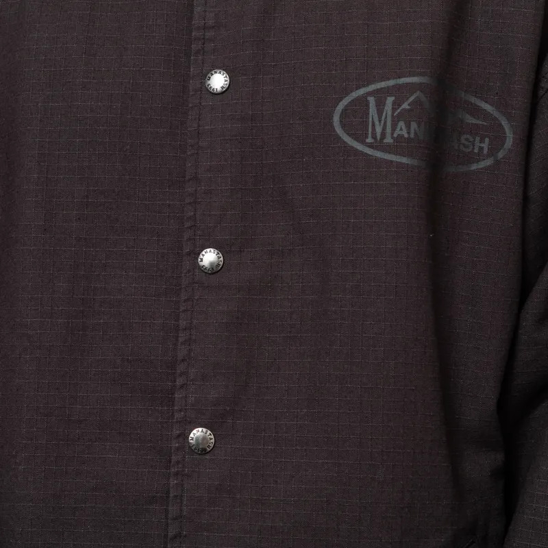 Manastash Hemp Rip Coach Jacket Black-9