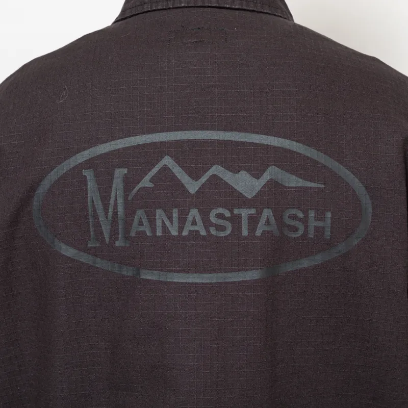 Manastash Hemp Rip Coach Jacket Black-6