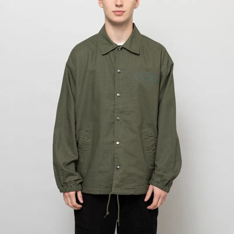 Manastash Hemp Rip Coach Jacket Olive