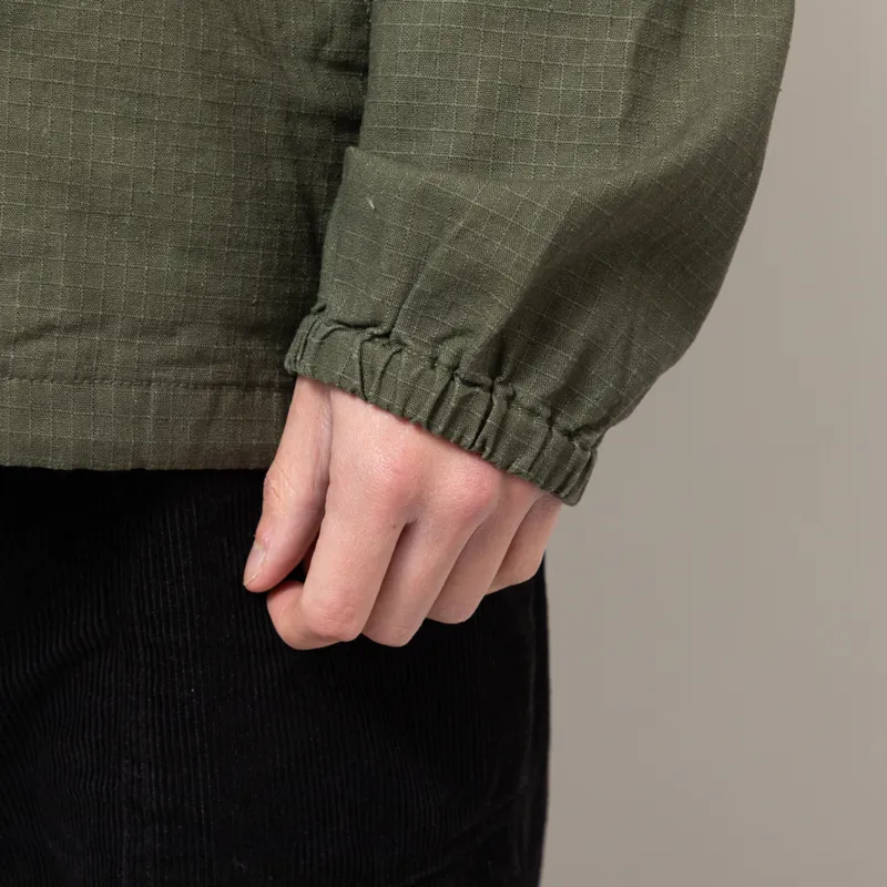 Manastash Hemp Rip Coach Jacket Olive-12