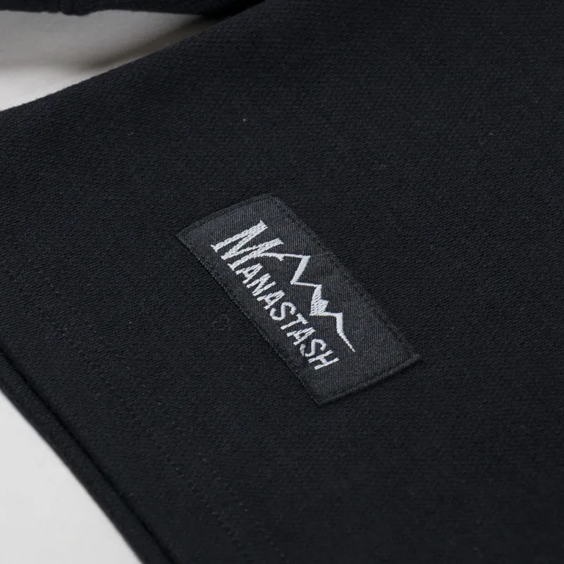 Manastash Chillmesh Original Logo Long Sleeve T Shirt Black-6