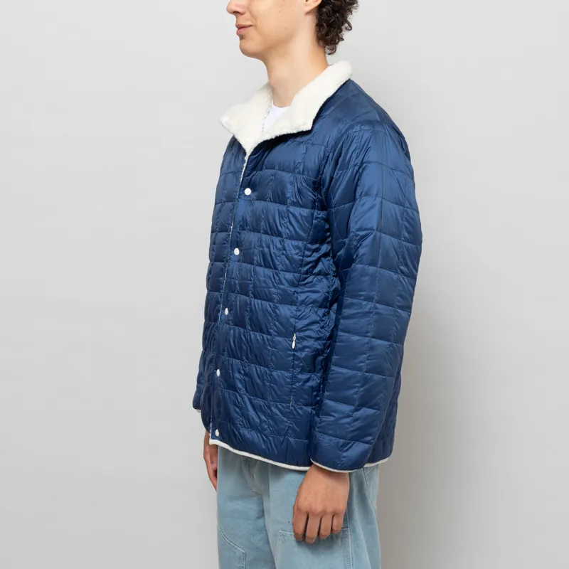 Manastash x Taion Reversible Fleece Down Jacket Natural-6