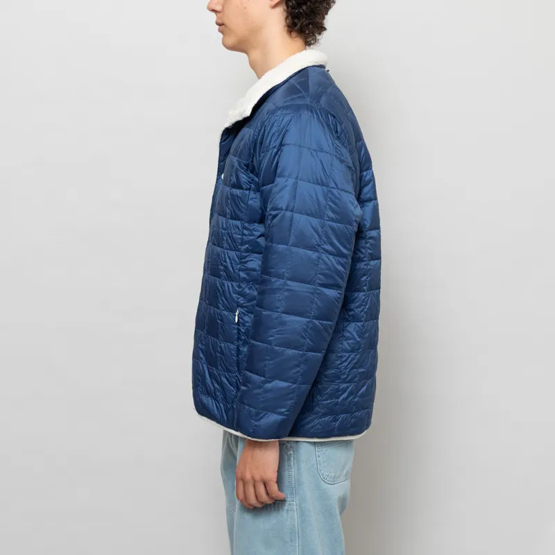 Manastash x Taion Reversible Fleece Down Jacket Natural-7