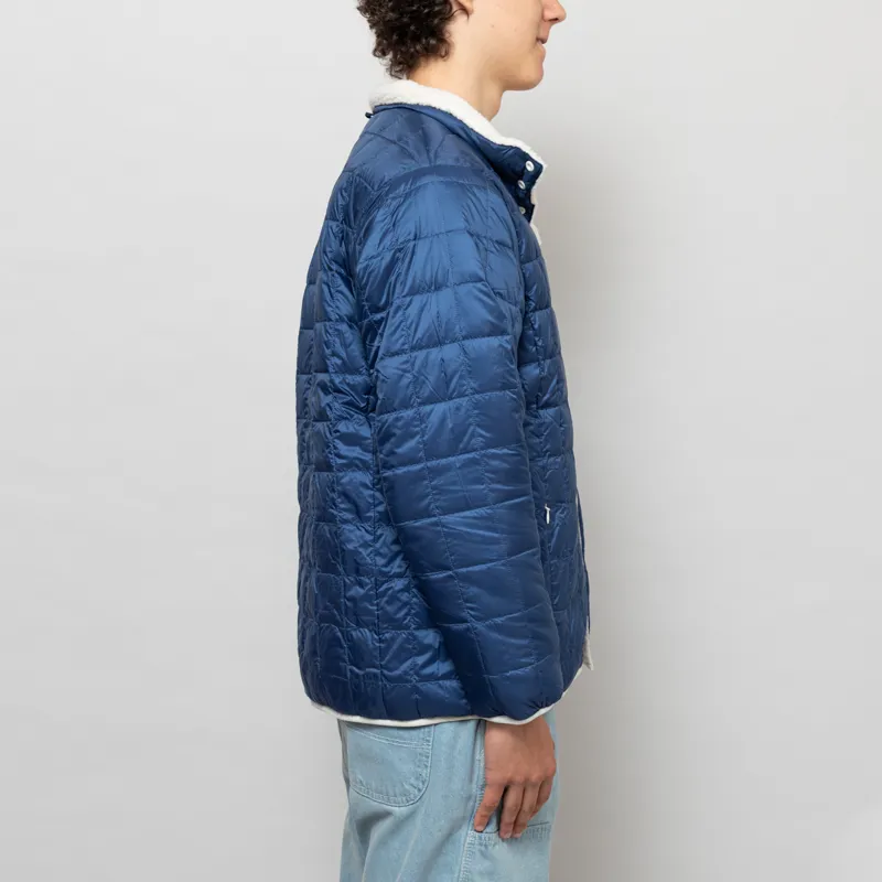 Manastash x Taion Reversible Fleece Down Jacket Natural-9