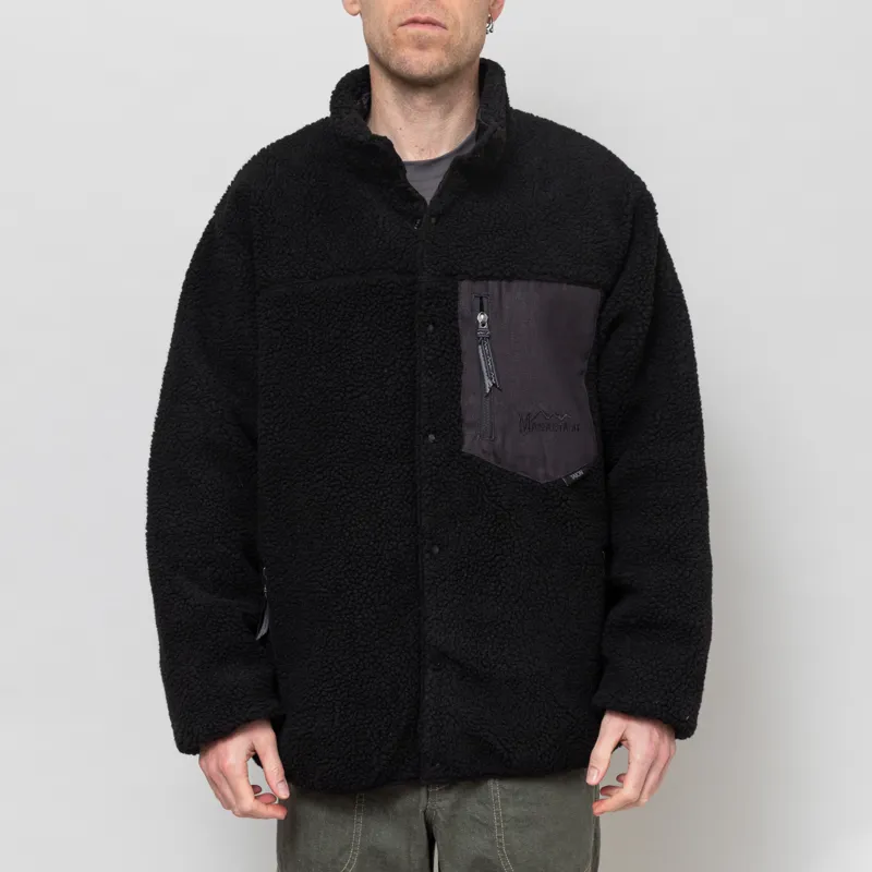 Manastash x Taion Reversible Fleece Down Jacket Black