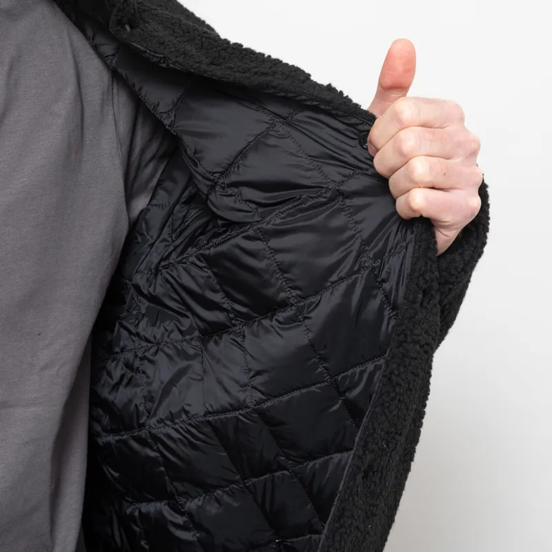 Manastash x Taion Reversible Fleece Down Jacket Black-11