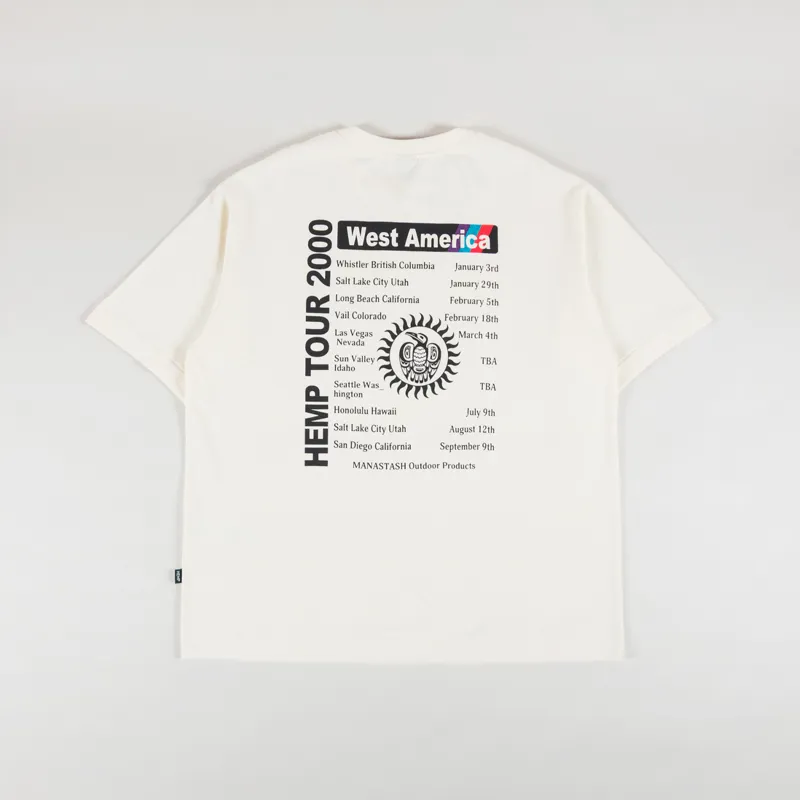 Manastash Hemp Tour 22 T Shirt Natural