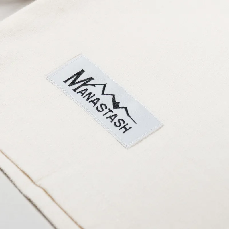 Manastash RE CTN Kaleidescope Long Sleeve T Shirt Off White-3