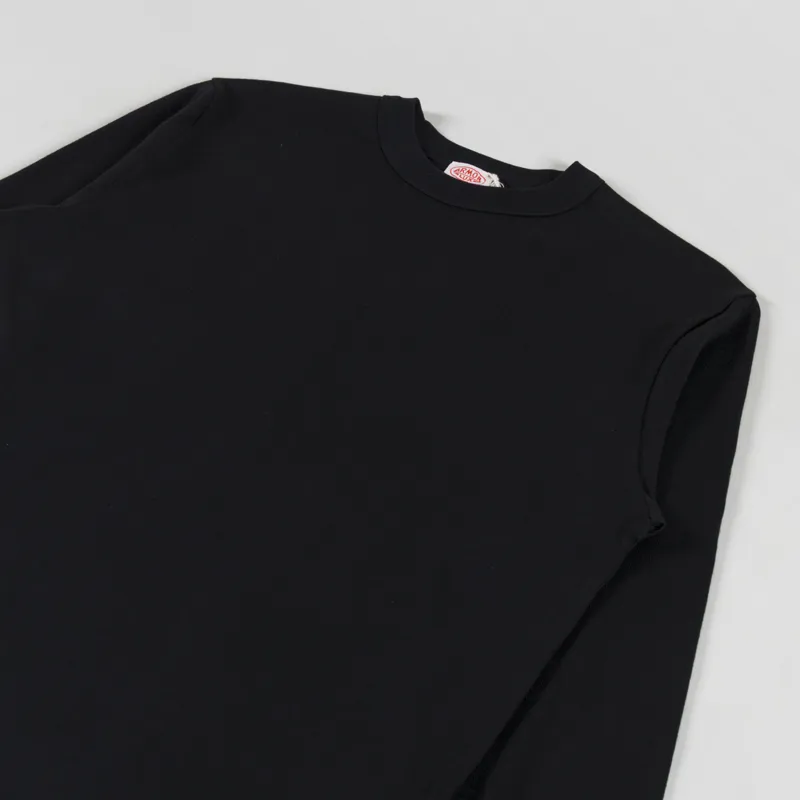 Armor Lux Heritage Organic Long Sleeve T Shirt Noir-2