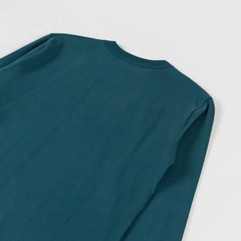 Armor Lux Heritage Organic Long Sleeve T Shirt Dark Storm-3