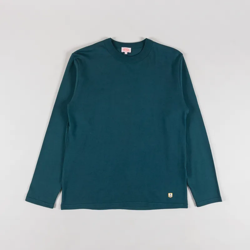 Armor Lux Heritage Organic Long Sleeve T Shirt Dark Storm