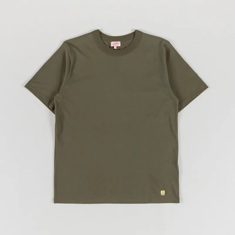 Armor Lux Organic Heritage T Shirt Olive