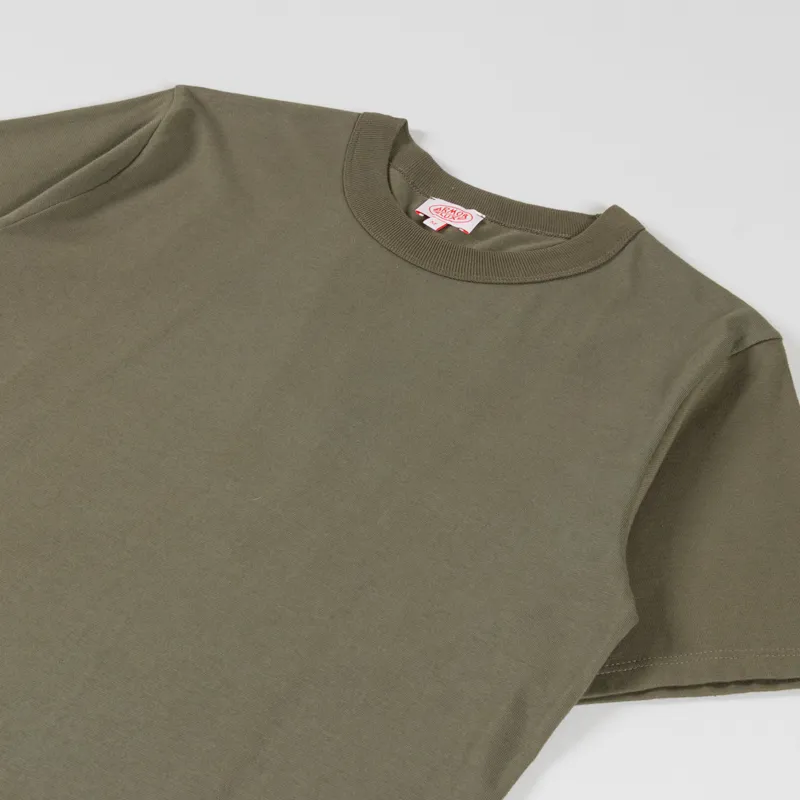 Armor Lux Organic Heritage T Shirt Olive-1