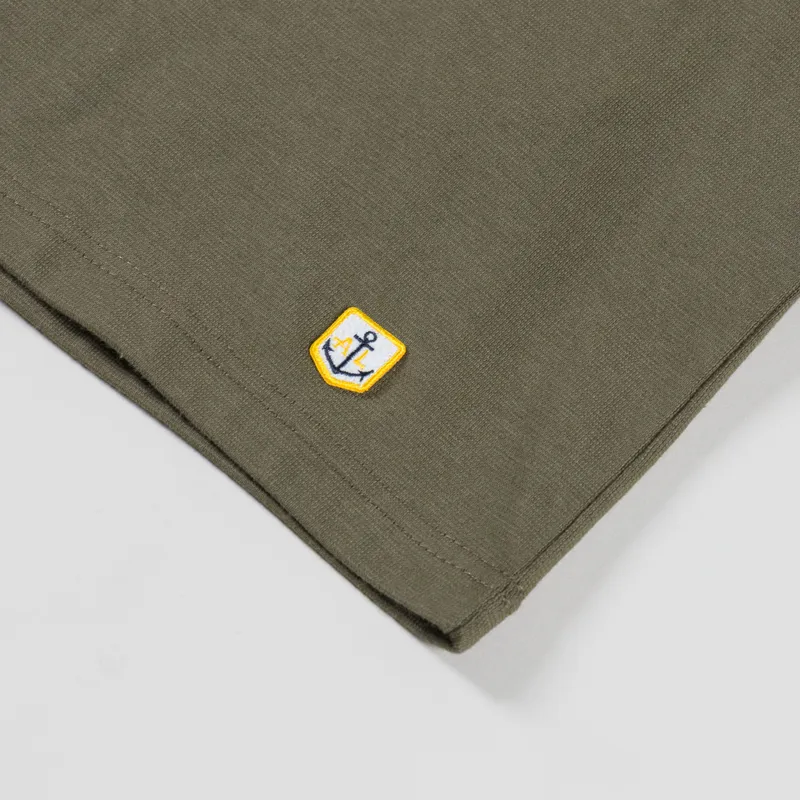 Armor Lux Organic Heritage T Shirt Olive-3