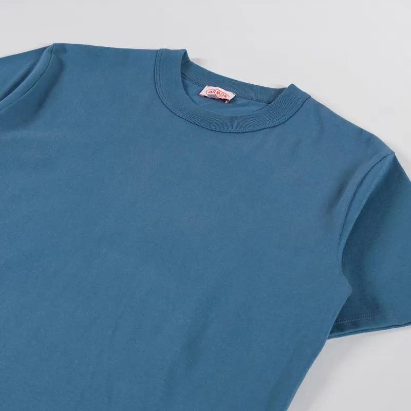 Armor Lux Organic Heritage T Shirt Bluefin-1