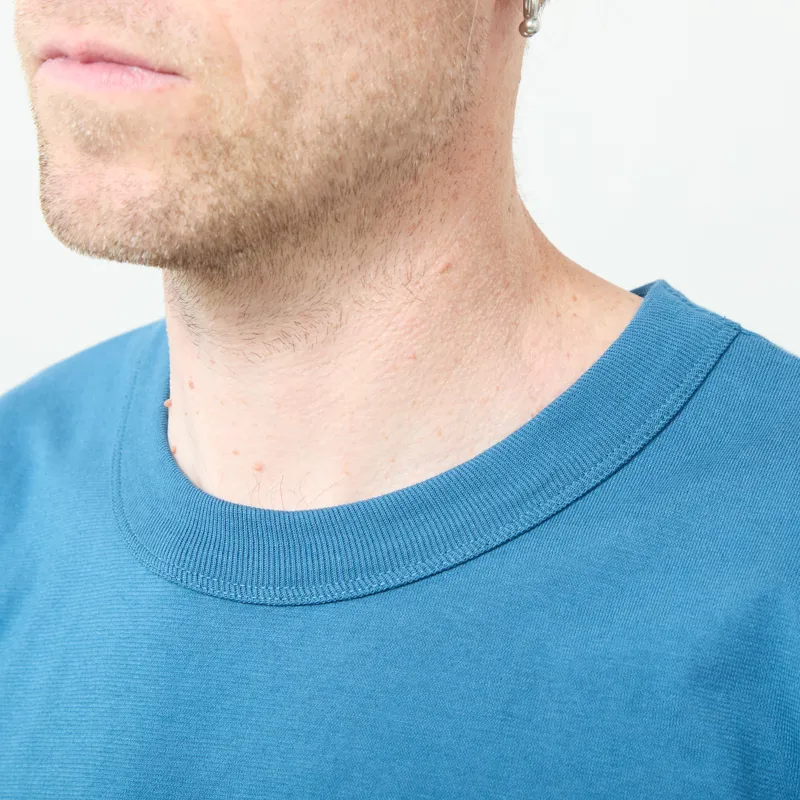 Armor Lux Organic Heritage T Shirt Teal-4