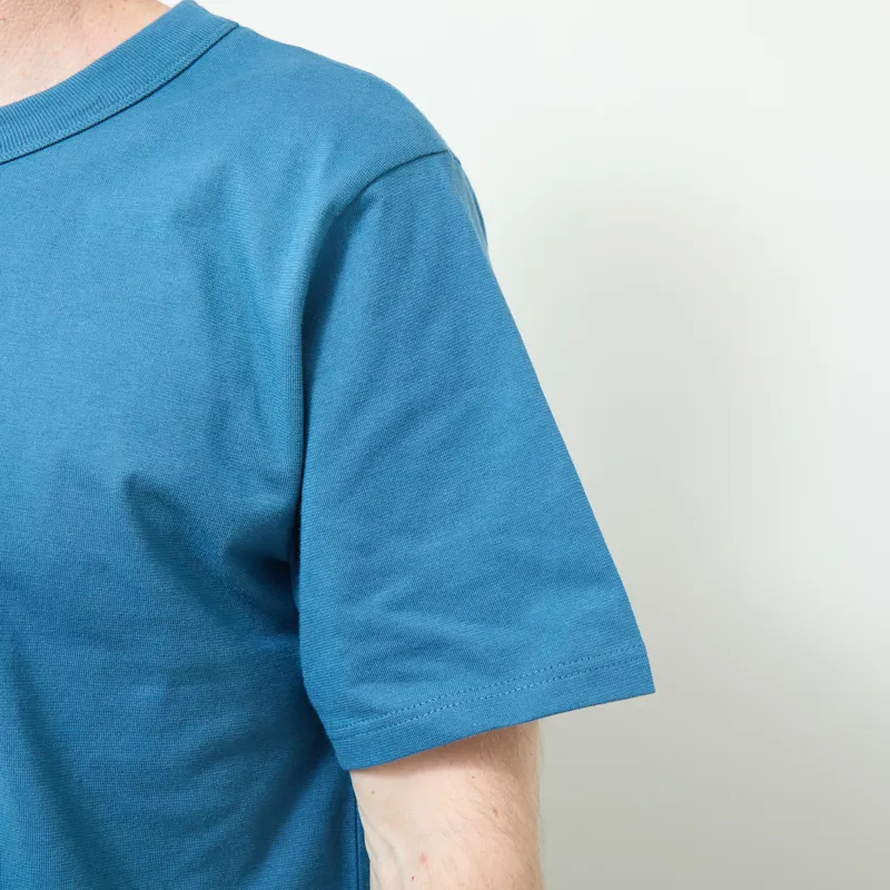 Armor Lux Organic Heritage T Shirt Teal-5