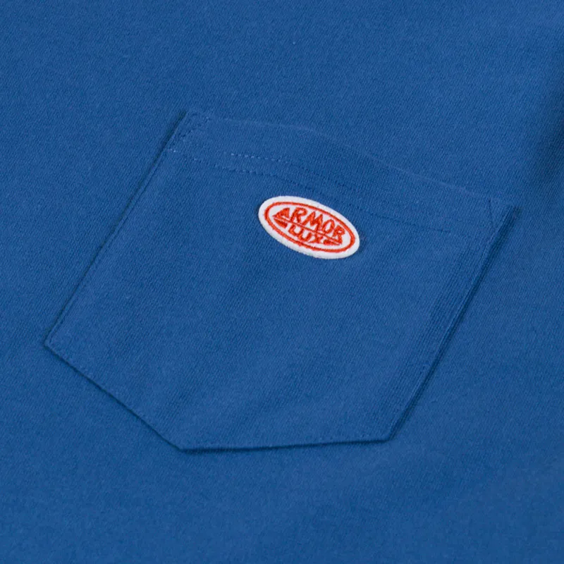 Armor Lux Heritage Pocket T Shirt Dark Blue-3