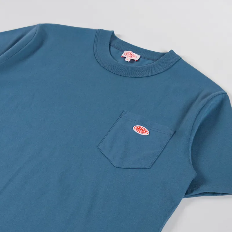 Armor Lux Heritage Pocket T Shirt Bluefin-1