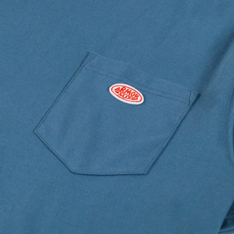 Armor Lux Heritage Pocket T Shirt Bluefin-2