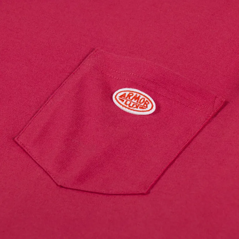 Armor Lux Heritage Pocket T Shirt Cardinal-2