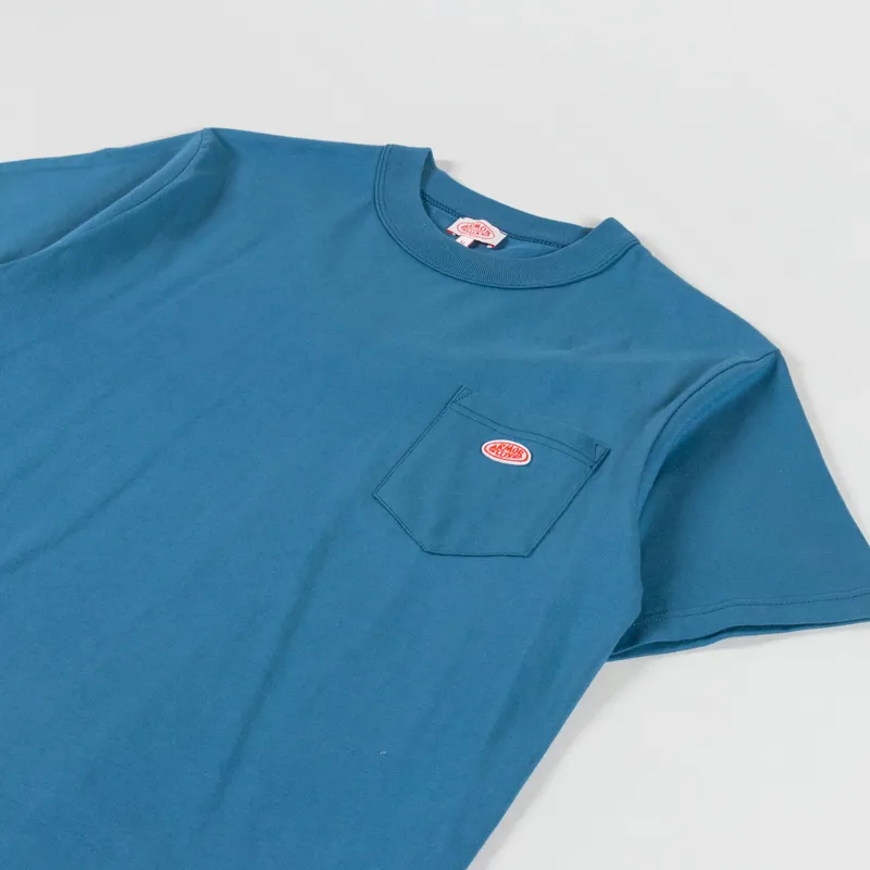 Armor Lux Heritage Pocket T Shirt Winterblue-1