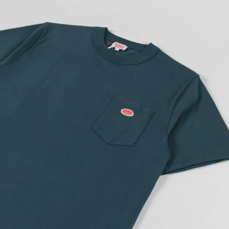 Armor Lux Heritage Pocket T Shirt Dark Storm-1