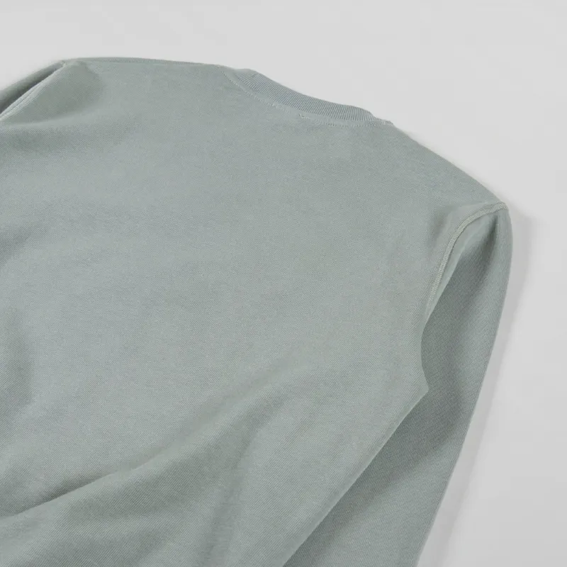 Armor Lux Heritage Logo Crew Sweat Shadow Boucle-3