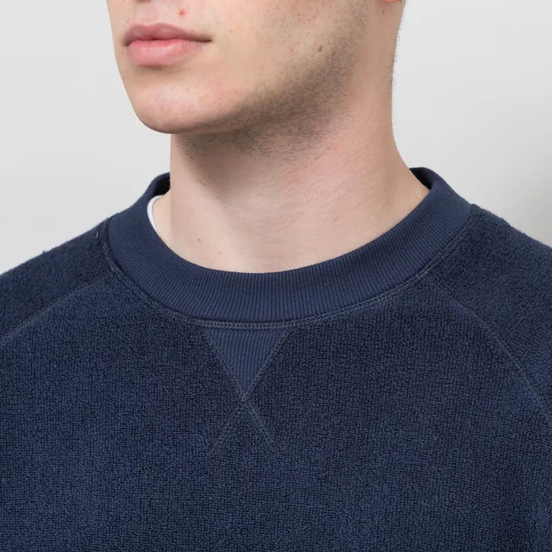 Armor Lux Heritage Raglan Sweat Marine Deep-3