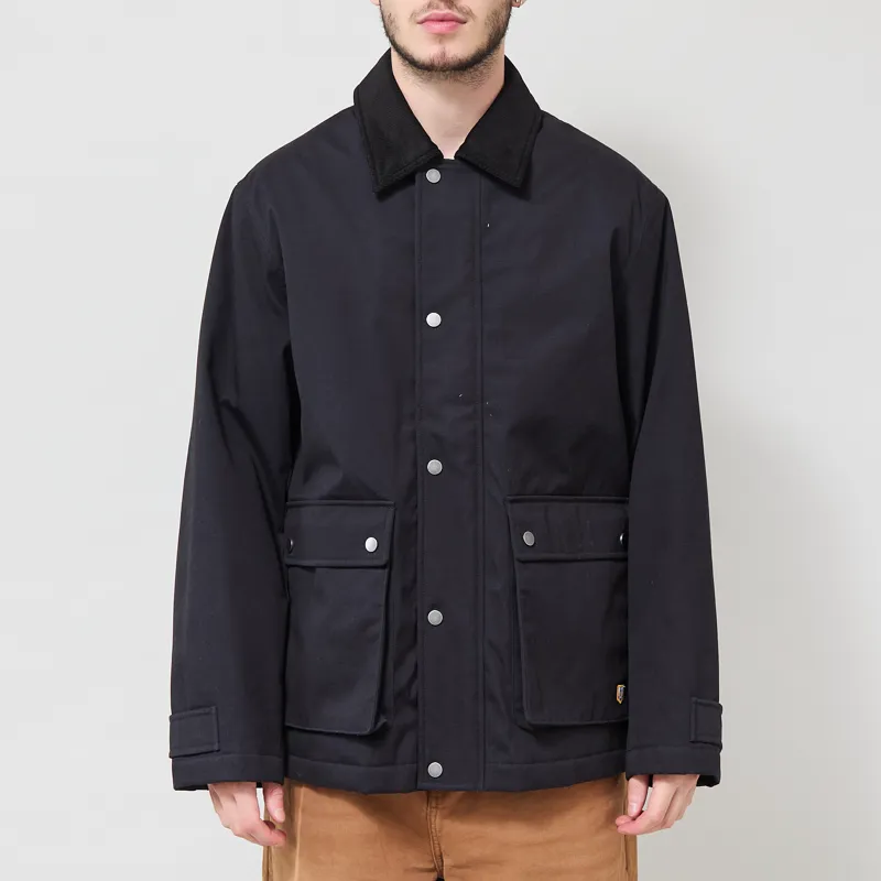 Armor Lux Quilted Cotton Jacket Black