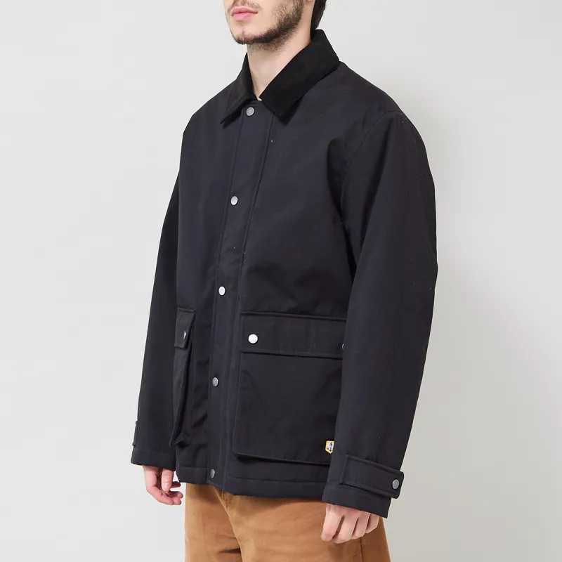 Armor Lux Quilted Cotton Jacket Black-1