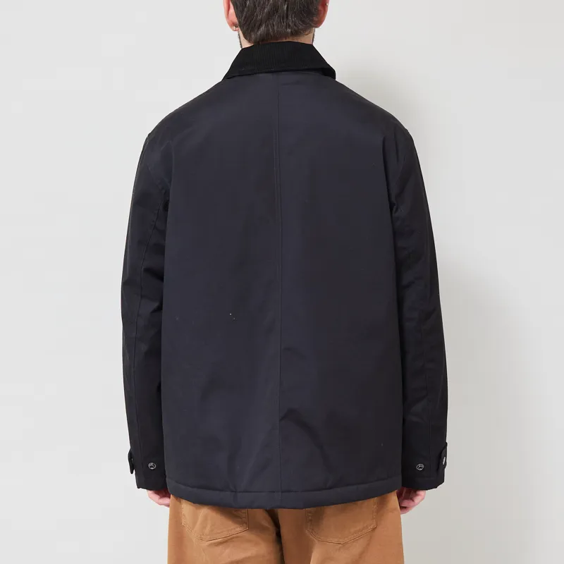 Armor Lux Quilted Cotton Jacket Black-2
