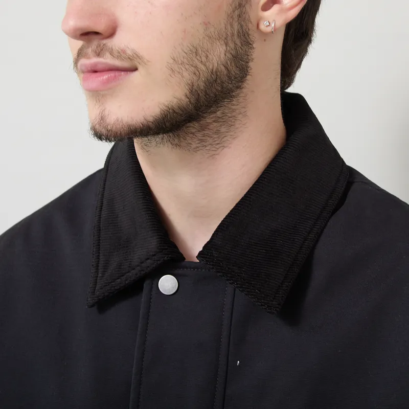 Armor Lux Quilted Cotton Jacket Black-3