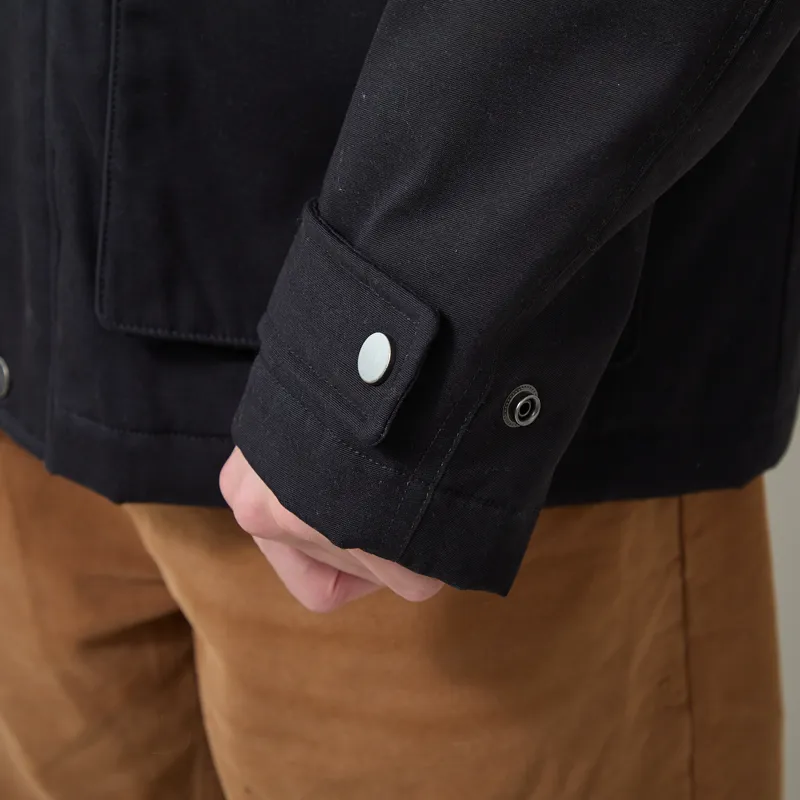 Armor Lux Quilted Cotton Jacket Black-7