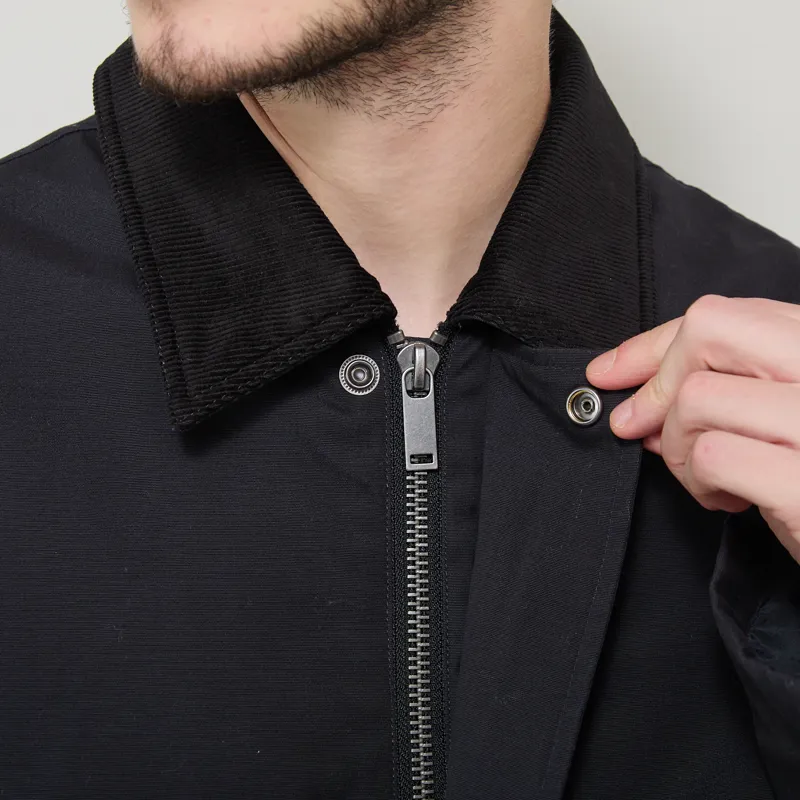 Armor Lux Quilted Cotton Jacket Black-8